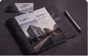 Crestline Real Estate brochure design