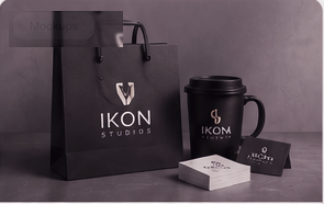 Brand mockup collection stationery and packaging