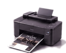 Printer with branded print output